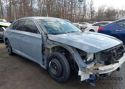 2021 Honda Accord Sport из США, поврежденный, VIN 1HGCV1F34MA044381